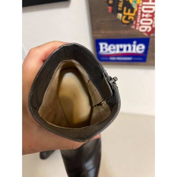 MICHAEL Michael Kors Leather Black Heeled Bootie 9M - Picture 4 of 7